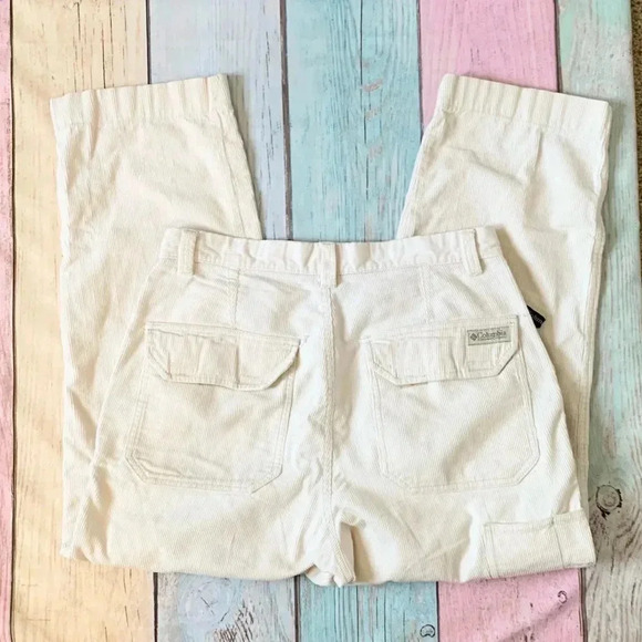 White corduroy Columbia pants - Picture 8 of 10